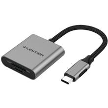 مبدل USB-C به SD/microSD لنشن مدل CB-TP-C8-SIL